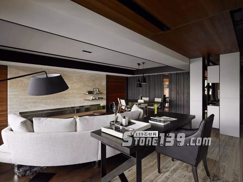 80后、90后年輕人鐘愛的大理石電視背景墻裝飾風格