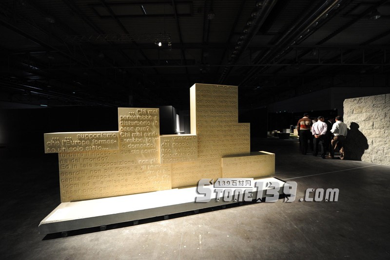 意大利石材展會上的那些大理石藝術品