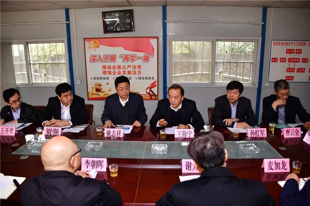 中國煤炭地質總局領導到廣西忻城（銀白龍大理石產地）考察石材產業