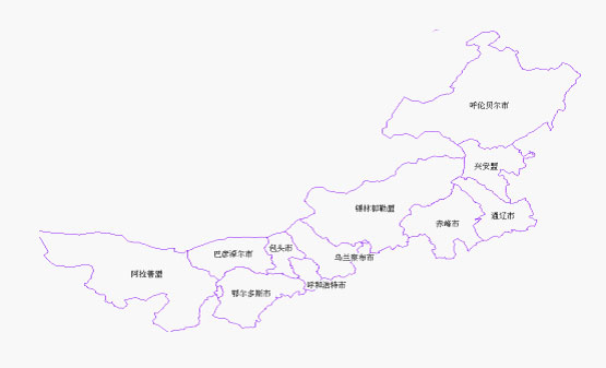 內(nèi)蒙古地圖
