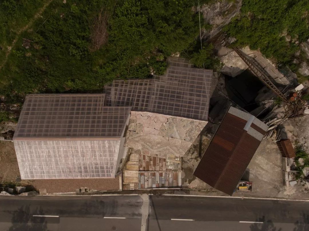 礦山采石場再利用，這座采石場被列入世界文化遺產 