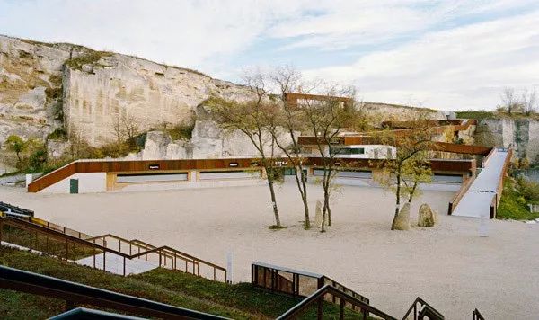 礦山采石場再利用，這座采石場被列入世界文化遺產 