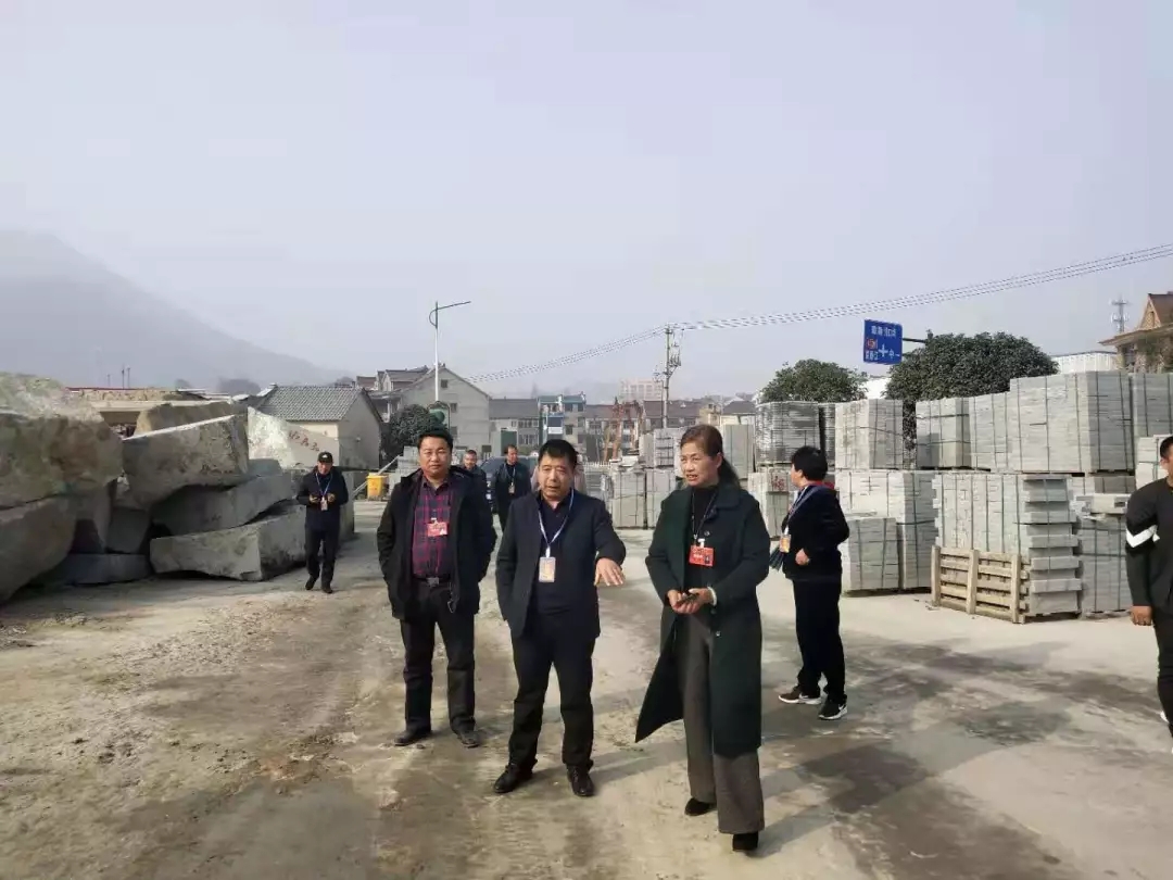 浙江桐廬縣鐘山鄉人大代表開展石材行業整治專項視察活動