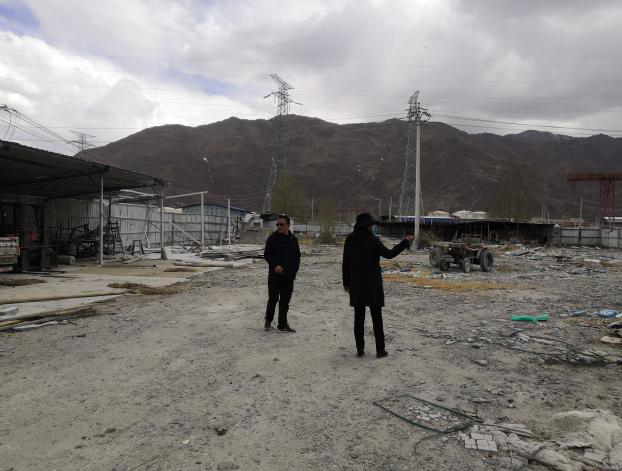 拉薩市堆龍德慶區乃瓊街道推進石材加工廠片區搬離
