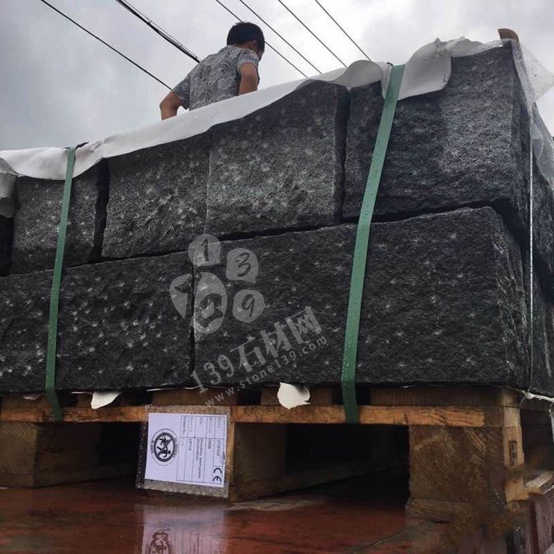 【鴻福興石業(yè)】新老礦G654#芝麻黑大量荒料成品供應