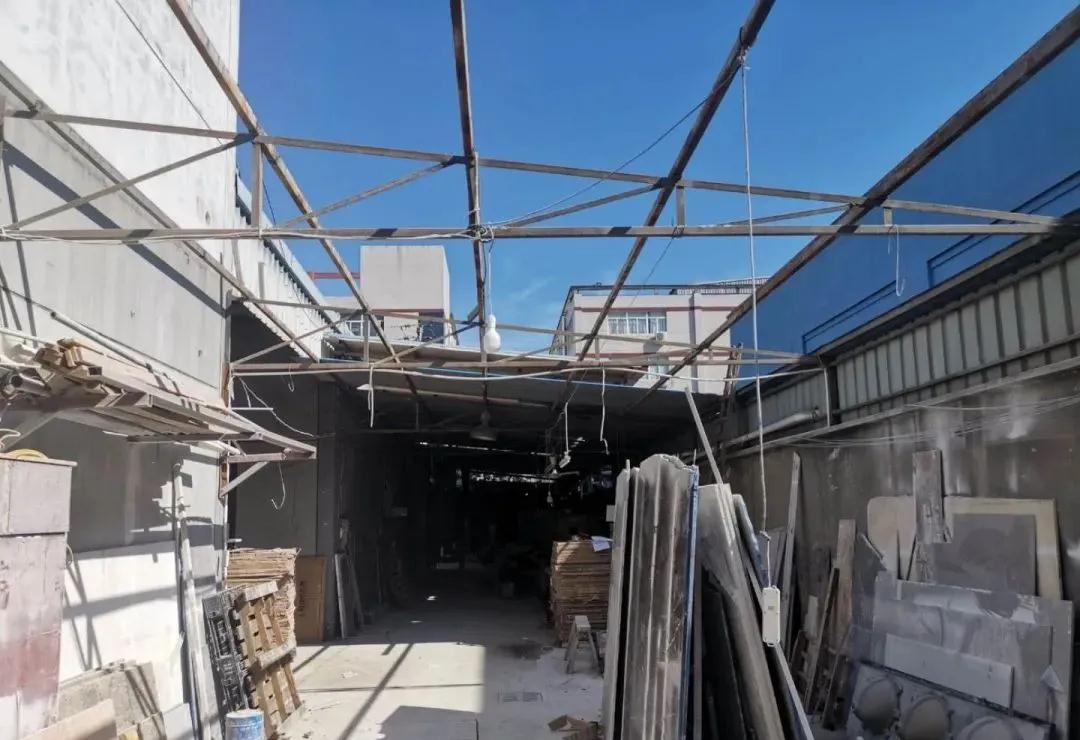 浙江海寧市長安鎮辛江片區整治石材加工行業