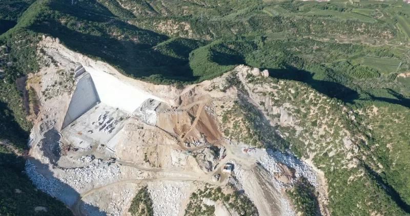 河北承德市隆化縣花崗巖礦區新品珍珠花石材