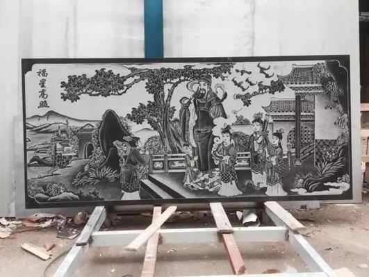 石材雕刻技術中的六大工藝（浮雕、圓雕、鏤雕、透雕、沉雕、線雕）